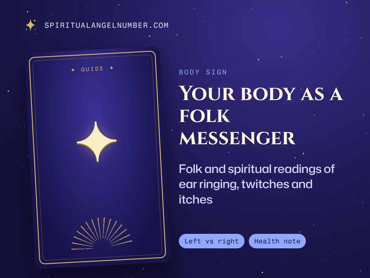 Your body as a folk messenger